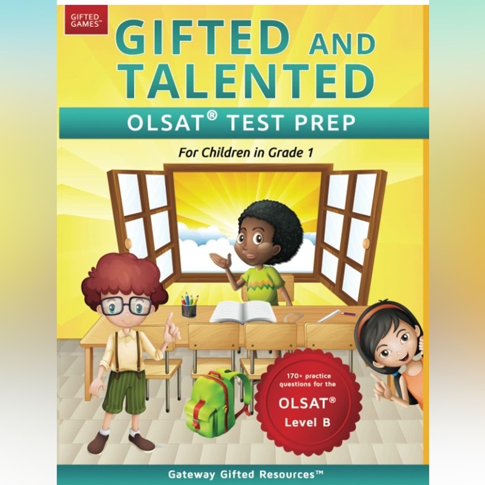 3 for $12🐥Gifted and Talented OLSAT Level B Test Prep Grade 1: Workbook kids